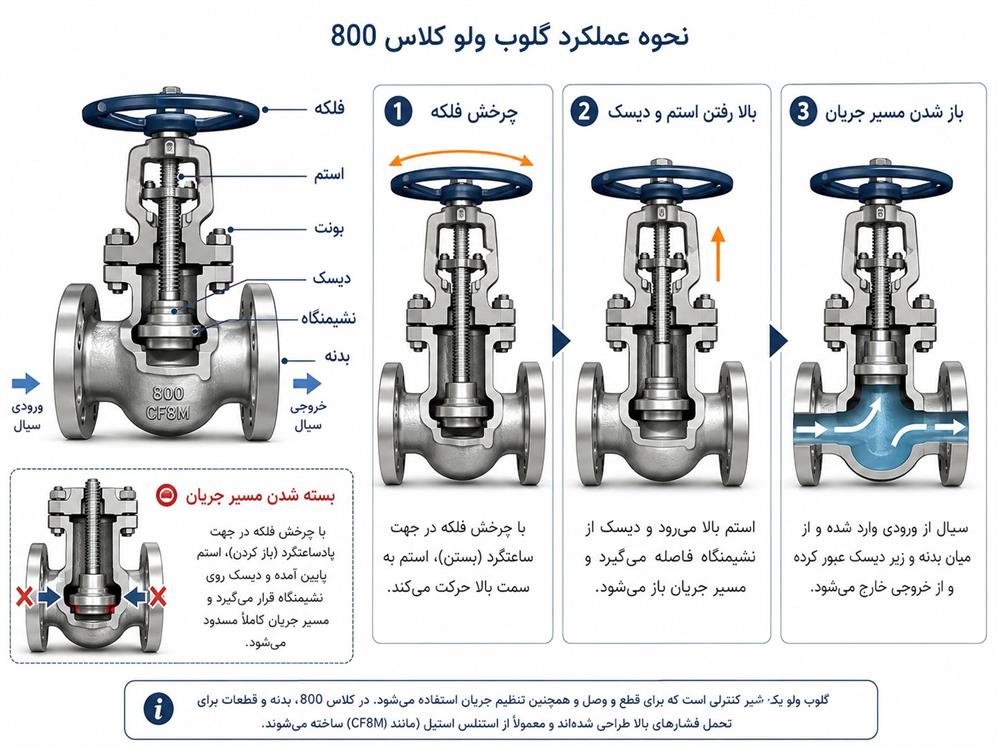 عملکرد گلوب ولو کلاس 800